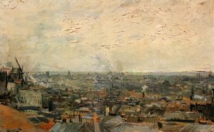 View Of Paris From Montmartre — Vincent Willem Van Gogh