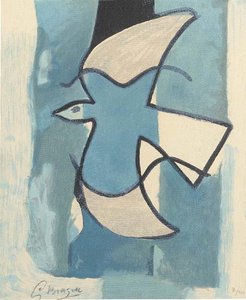 Blue And Grey Bird — Georges Braque