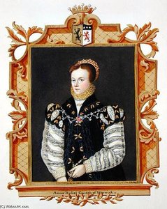 Portrait Of Anne Russell — Sarah Countess Of Essex, Tudor Portraiture