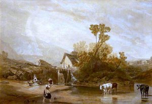 A Mill Near Llangollen — Sir Augustus Wall Callcott