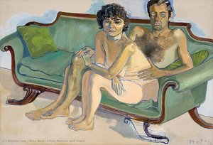 Cindy Nemser And Chuck — Alice Neel
