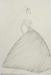 Sketch, Wedding Dress — Pedro Pablo Rodriguez