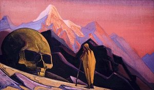 Issa And The Skull Of The Giant Sketch — Nicholas Roerich