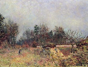 Edge Of The Forest, December — Alfred Sisley
