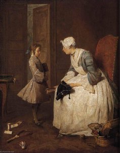 La Gouvernante (the Governess) — Jean-baptiste-siméon Chardin