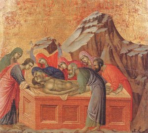 Burial — Duccio Di Buoninsegna, Trecento Gothic Style