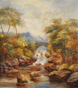 Alls By A Bridge In An Upland Landscape