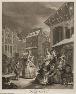 Morning, Plate One From The Four Times Of The Day — William Hogarth