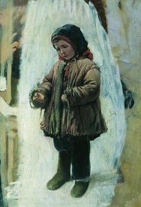 Child On The Snow — Konstantin Yegorovich Makovsky