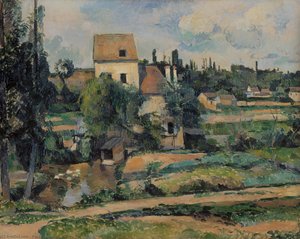 Moulin De La Couleuvre At Pontoise — Paul Cézanne, Post-impressionism