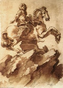 Study For An Equestrian Statue Of Loius Xiv — Gian Lorenzo Bernini