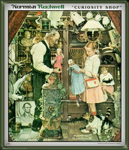 Curiosity Shop — Norman Rockwell