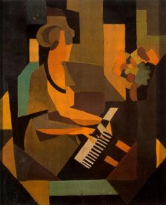 Georgette At The Piano — René Magritte