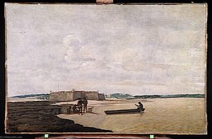 L'ANCIEN FORT PORTUGAIS DES TROIS ROIS MAGES (OU FORT CEULEN) AUPRES DU RIO GRANDE, AU BRESIL