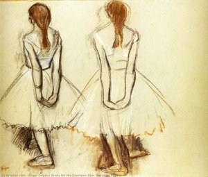 Study For The Fourteen Year Old Little Dancer — Edgar Degas