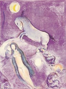 He Went Up To The Couch — Marc Chagall