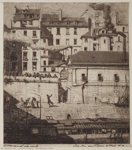 The Morgue, Paris — Charles Meryon, Realism