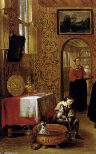 Family Portrait (detail) — Gillis Van Tilborgh
