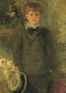 Portrait Of Marcel Gobillard (little Boy In Gray) — Berthe Morisot