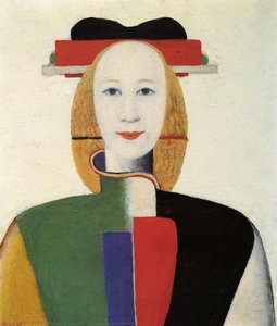 Girl With A Comb In Her Hair — Kazimir Malevich