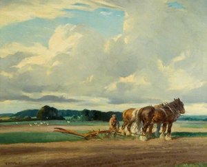 Cleaning The Plough — Ernest Herbert Whydale