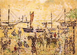 The Shore — Maurice Brazil Prendergast, Post-impressionism
