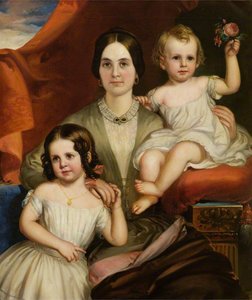 Mrs Derrick January And Her Children — Manuel Joachim De Franca