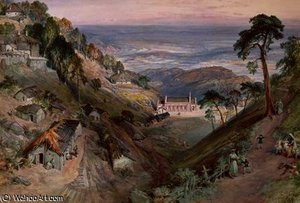 The Plains, Landour Church, Mussoorie — William Simpson