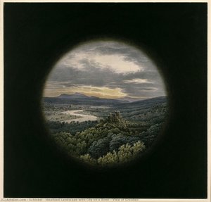 Idealized Landscape with City on a River / View of Dresden