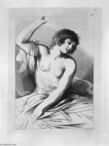 Andromeda On The Rock By Guercino — Giovanni Battista Piranesi
