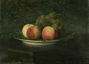 Peaches And Grapes — Henri Fantin-latour