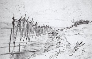 Fishing Nets. Shiryaevo. — Ilya Yefimovich Repin, Realism
