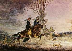 Two Modern Horsewomen — Gustave Moreau