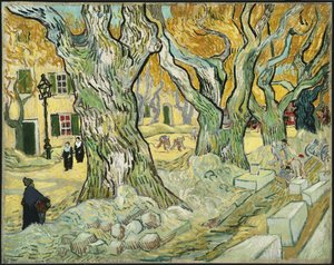 The Road Menders — Vincent Willem Van Gogh, Post-impressionism