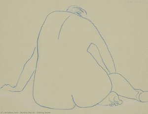 Sitting Nude — Andrej Barčík