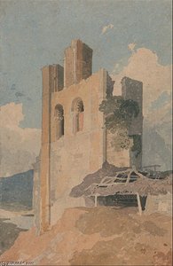 Sheriff Hutton Castle, Yorkshire — John Sell Cotman