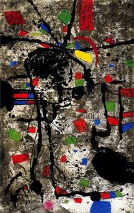 Maqueta Per A La Sèrie Els Gossos 1 — Joan Miró