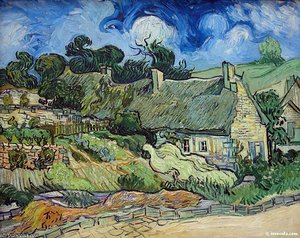 Chaumes De Cordeville A Auvers-sur-oise — Vincent Willem Van Gogh, Post-impressionism