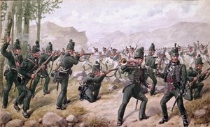 Battle Of The Pyrenees — Richard Simkin
