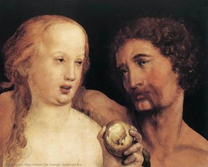 Adam And Eve — Hans Holbein The Younger