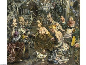Reception In Miami — Jack Levine