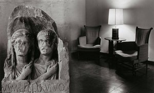 Untitled (tombstone And Chairs) — Jerry N. Uelsmann