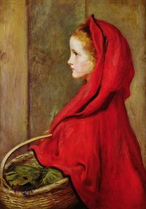 Little Red Riding Hood — Sir John Everett Millais, Pre-raphaelite