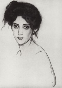Portrait Of Izabella Grunberg — Valentin Alexandrovich Serov