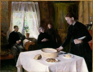 English Laying The Table — August Eiebakke