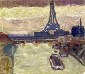 Eiffel Tower And The Seine — Pierre Bonnard