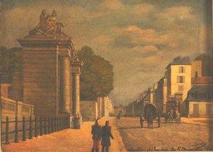 La grille de la rue de l'Orangerie
