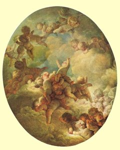 A Swarm Of Cupids — Jean-honoré Fragonard