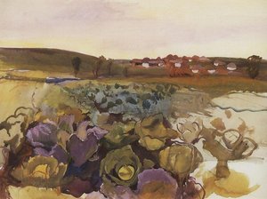 Cabbage. Village Neskuchnoye — Zinaida Serebriakova