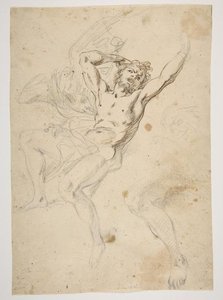 Study For A Prometheus Bound — Salvator Rosa, Baroque